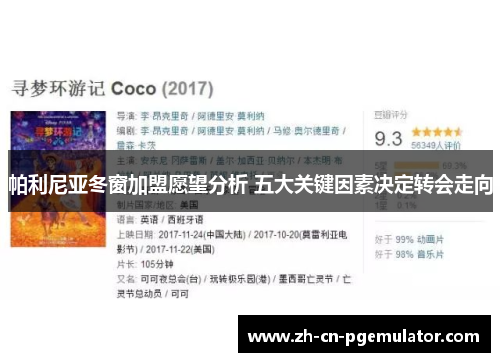 帕利尼亚冬窗加盟愿望分析 五大关键因素决定转会走向